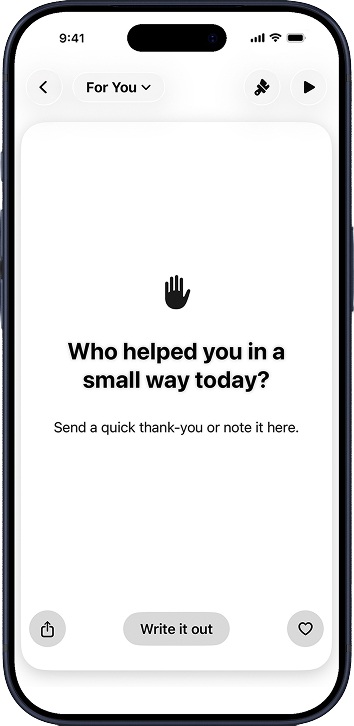 Guided Journal Interface